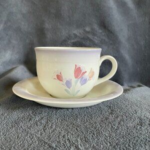 Noritake Tulip Magic Cup & Saucer